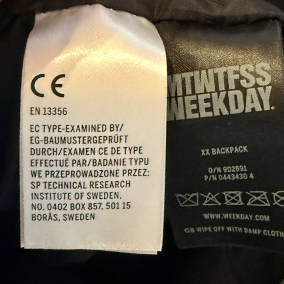 Weekday Reflective Backpack - Picture 5 of 6